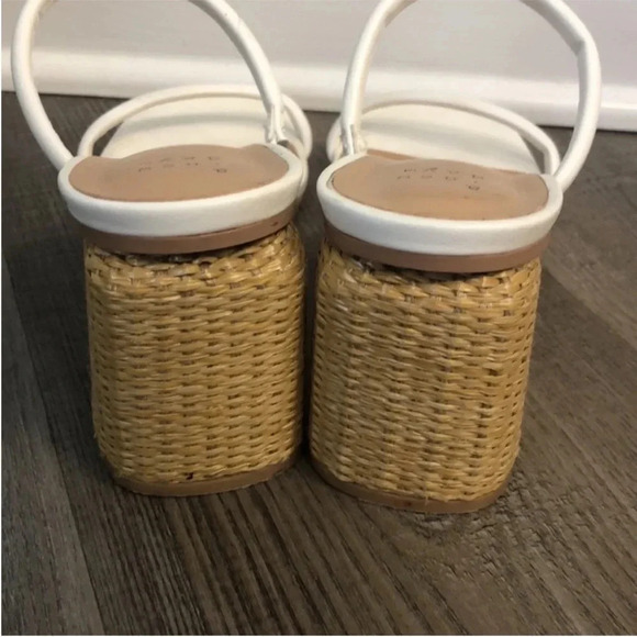 A new day Miley heel white strap sandals block heel - Picture 3 of 6